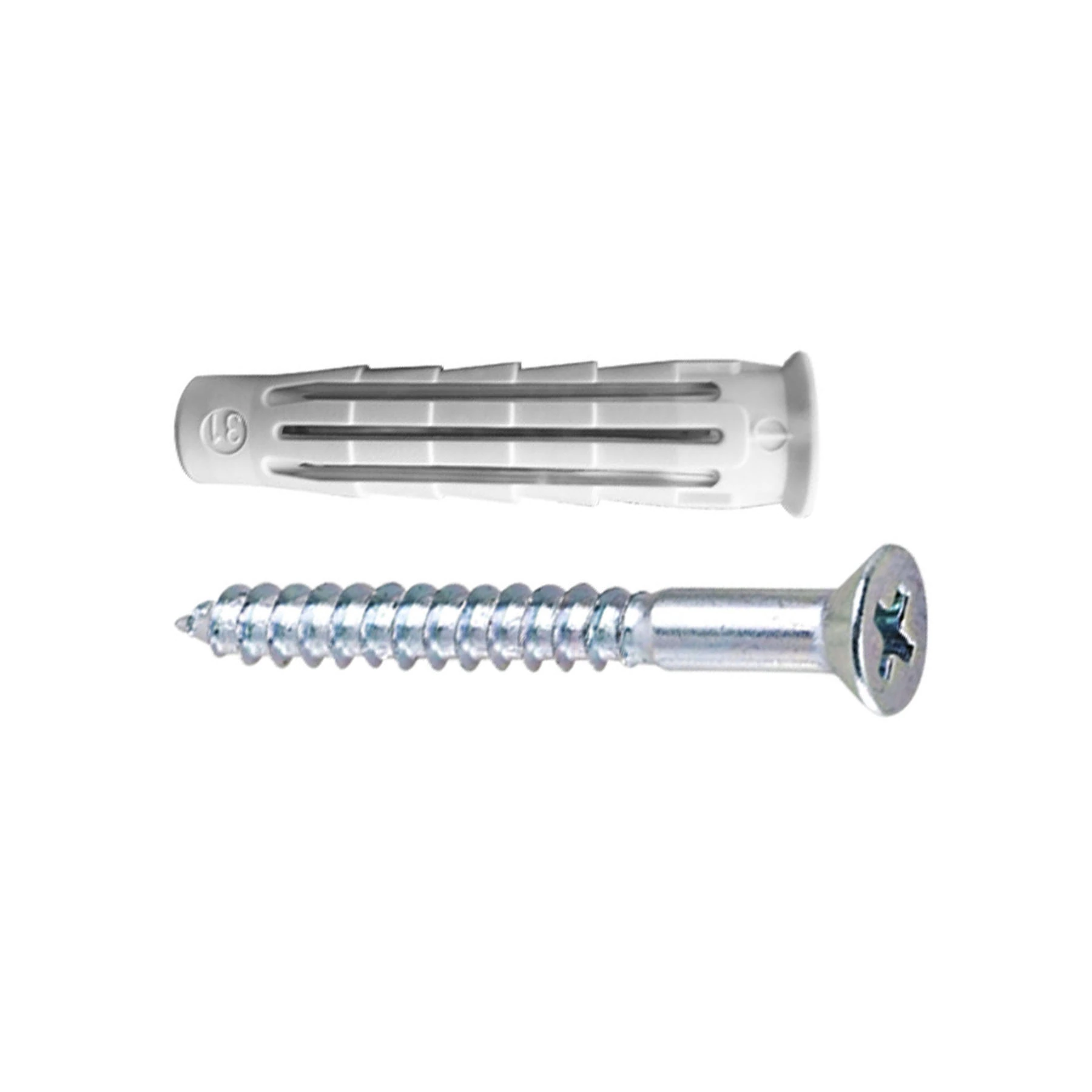 Bucha Nylon Universal 5mm com Parafuso Universal 4 unidades