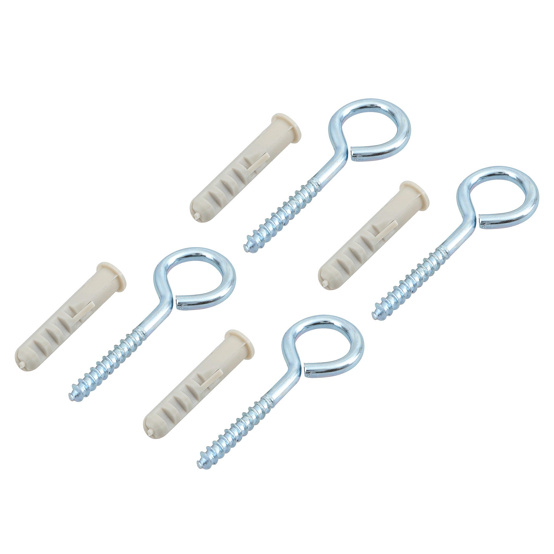 Bucha de Nylon para Alvenaria 6mm com Pitão 4 peças Standers