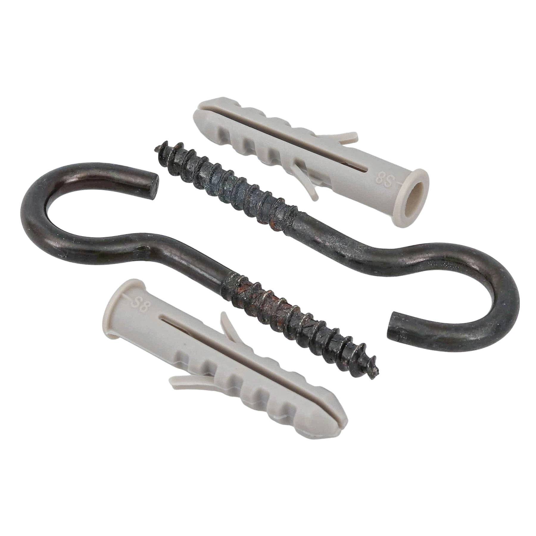 Bucha de Nylon para Alvenaria 8mm com Parafuso 2 peças Standers