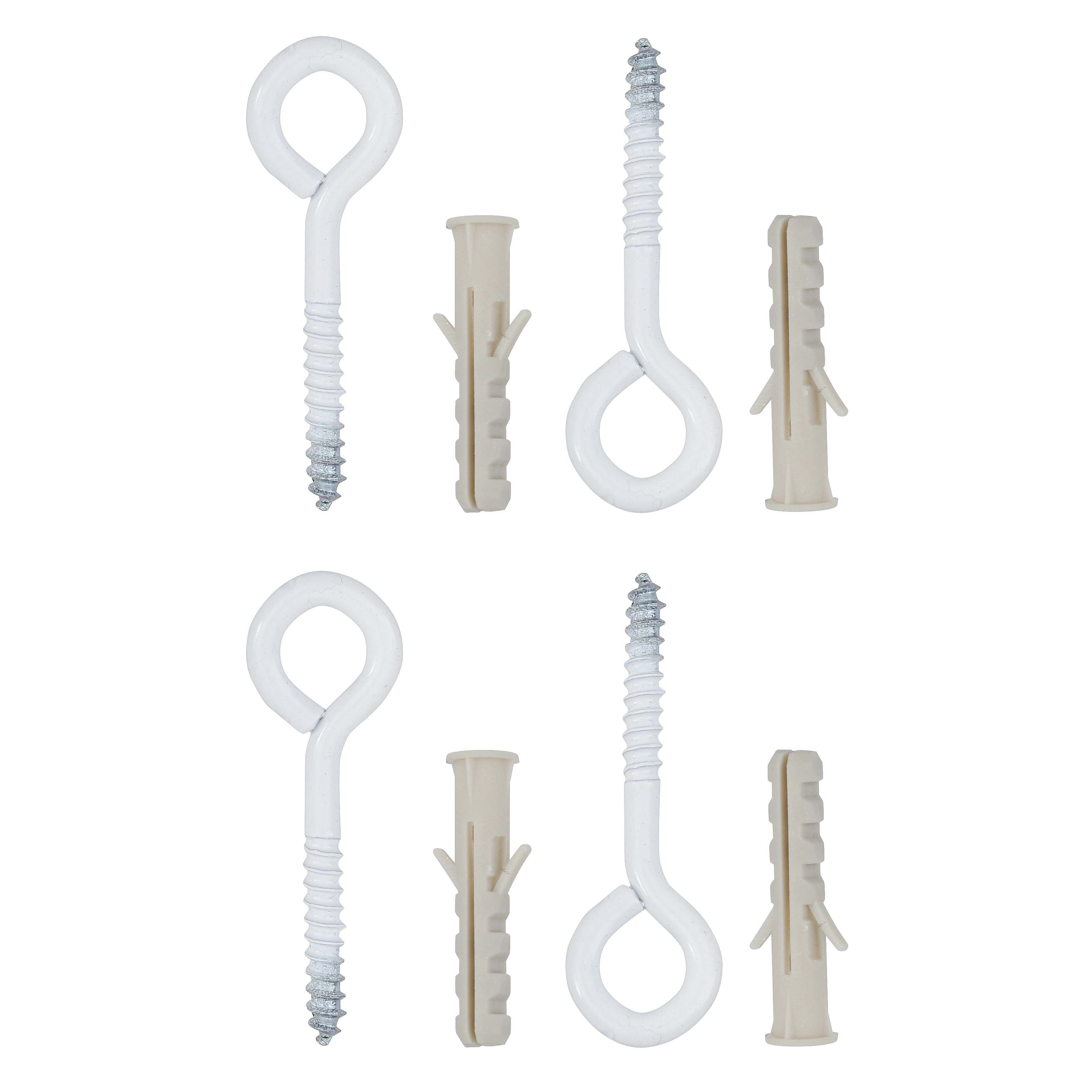 Bucha Nylon para Alvenaria 3mm com Pitão 4 unidades