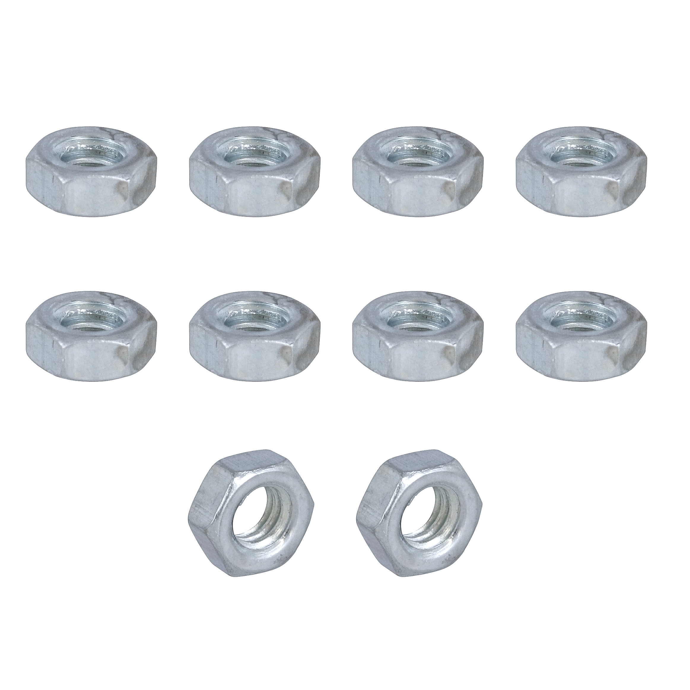 Porca Sextavada Aço 5/32" 10 peças