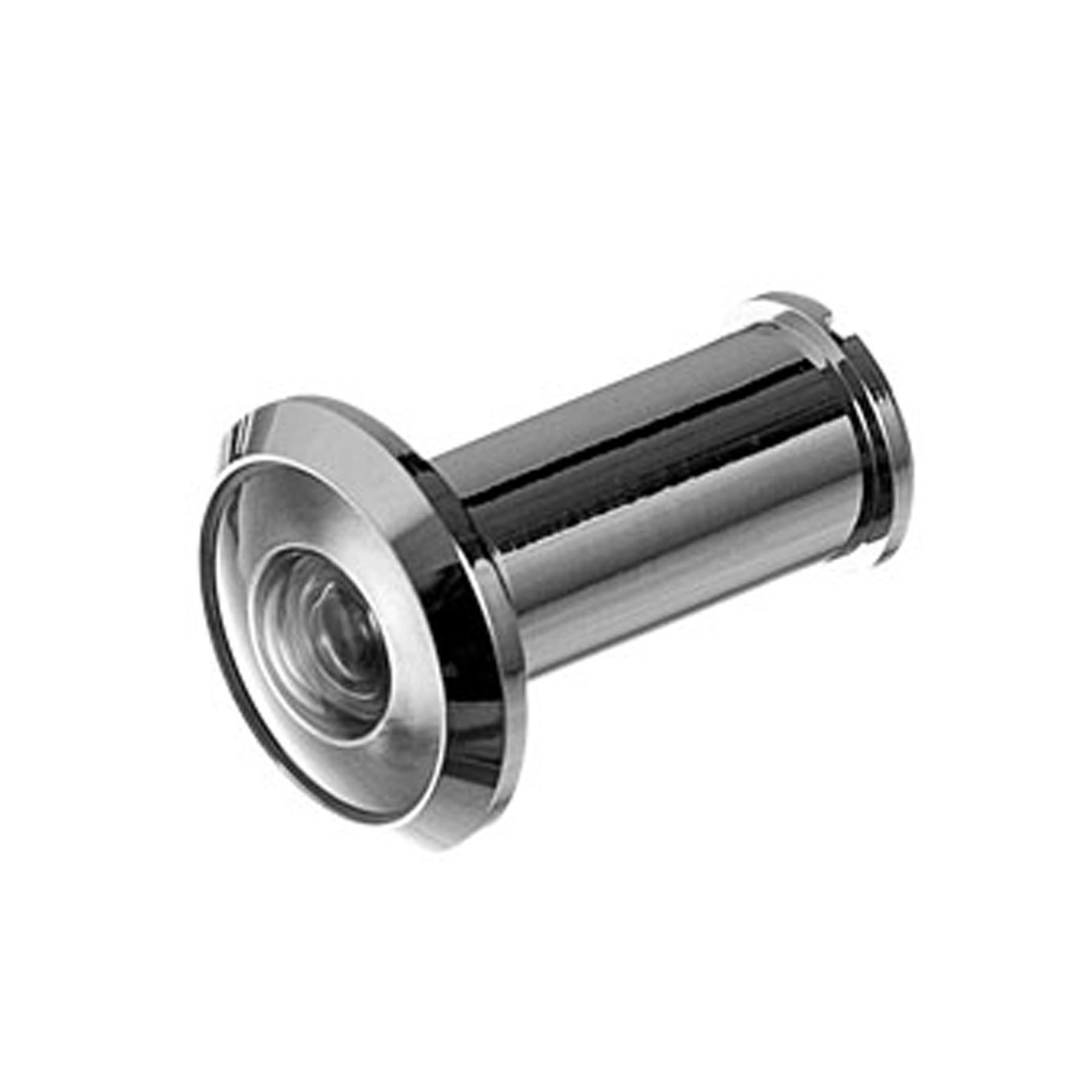 Olho Mágico para Porta 25 a 42mm 180º Zamac Prata Cromado