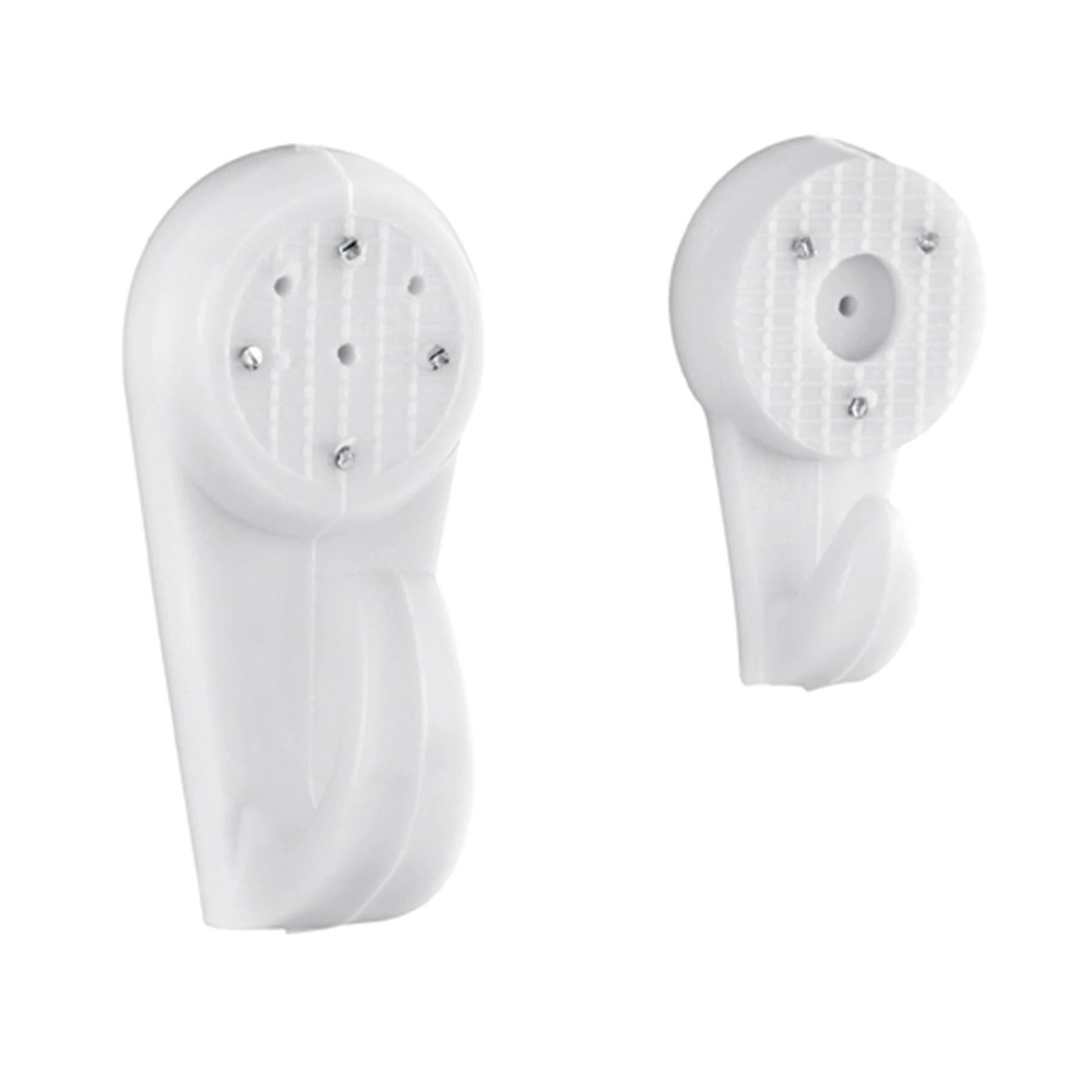 Gancho para Quadro 2x1,4mm Polietileno Branco 2 peças
