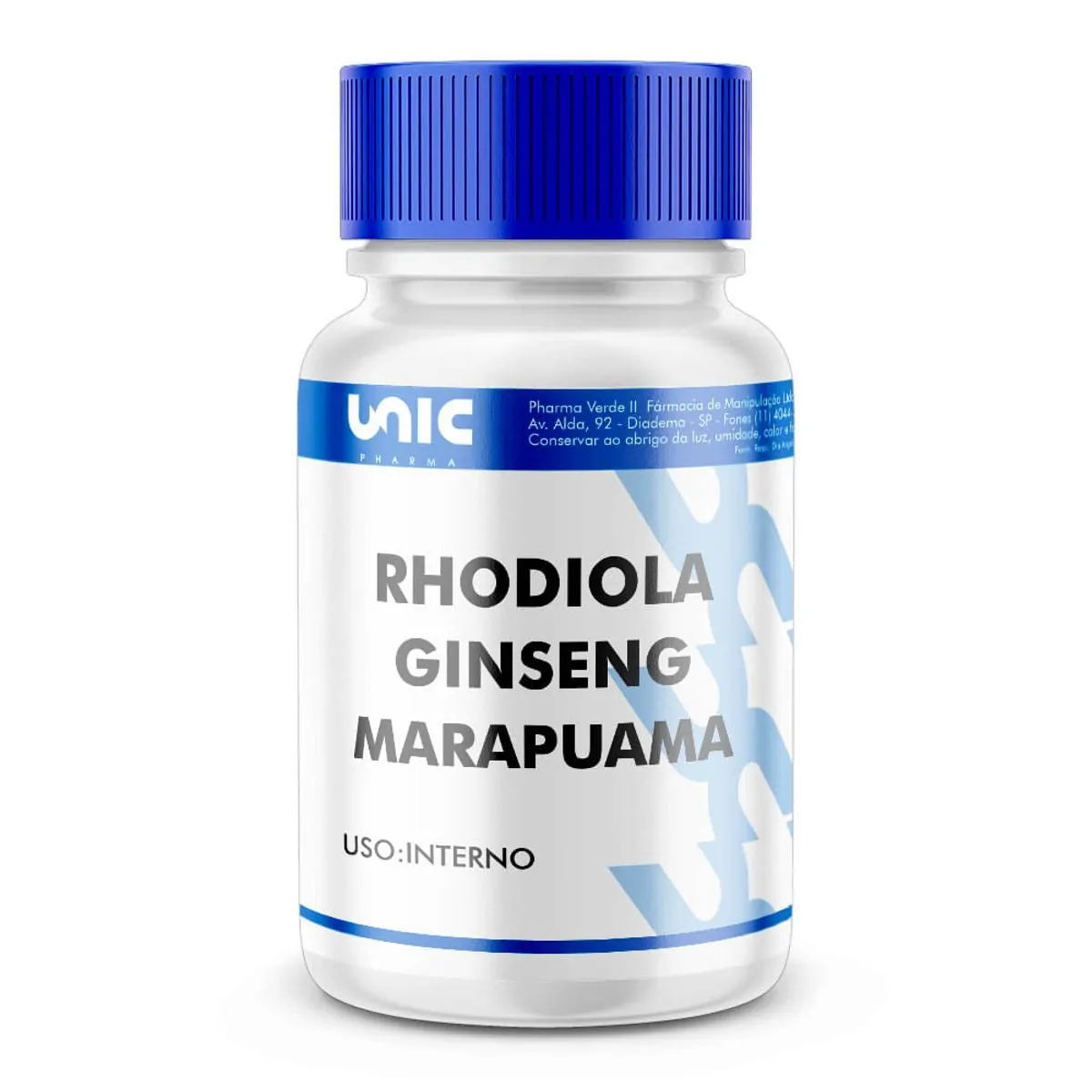 Rhodiola + Ginseng + Marapuama 120 Cápsulas