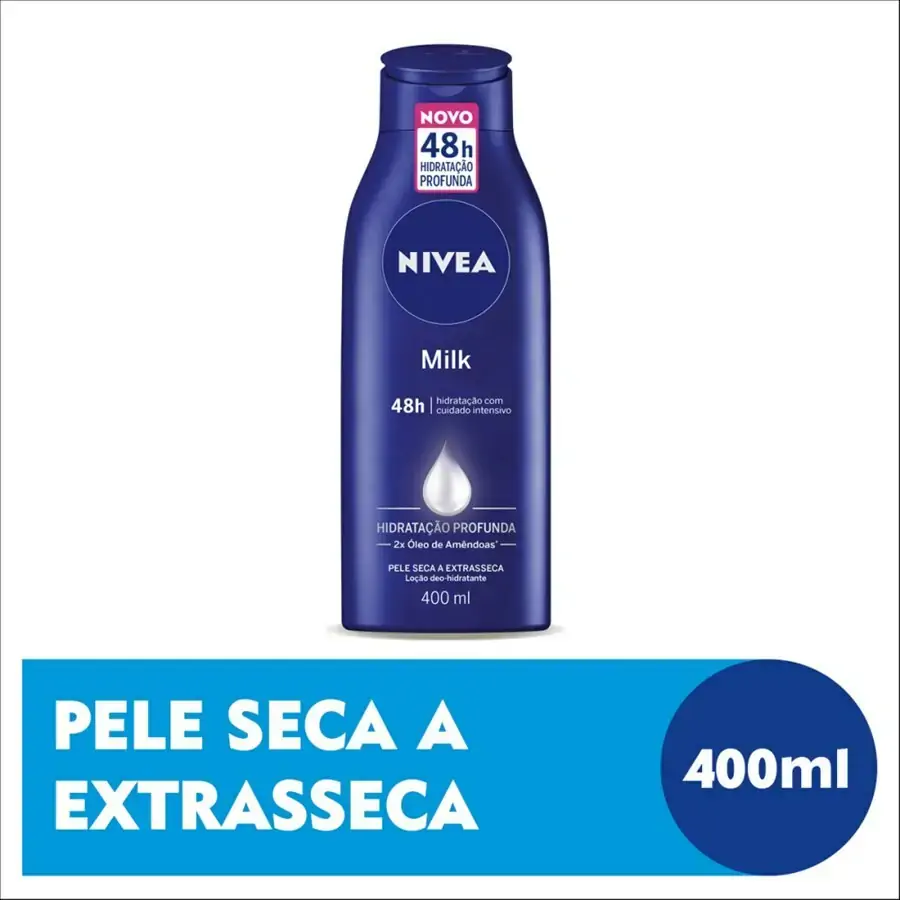 Creme Hidratante Corporal Nivea Milk Pele Seca A Extrasseca