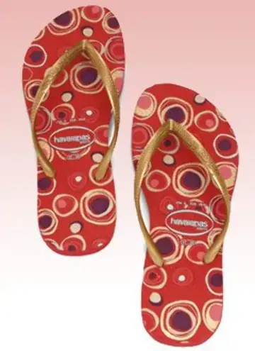 Sandalia Havaianas 37/38 Slim Pois