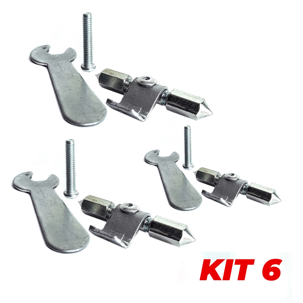 Kit 6 Salva Caixinha Reparo De Abas Caixa De Luz 4x2 Marcai