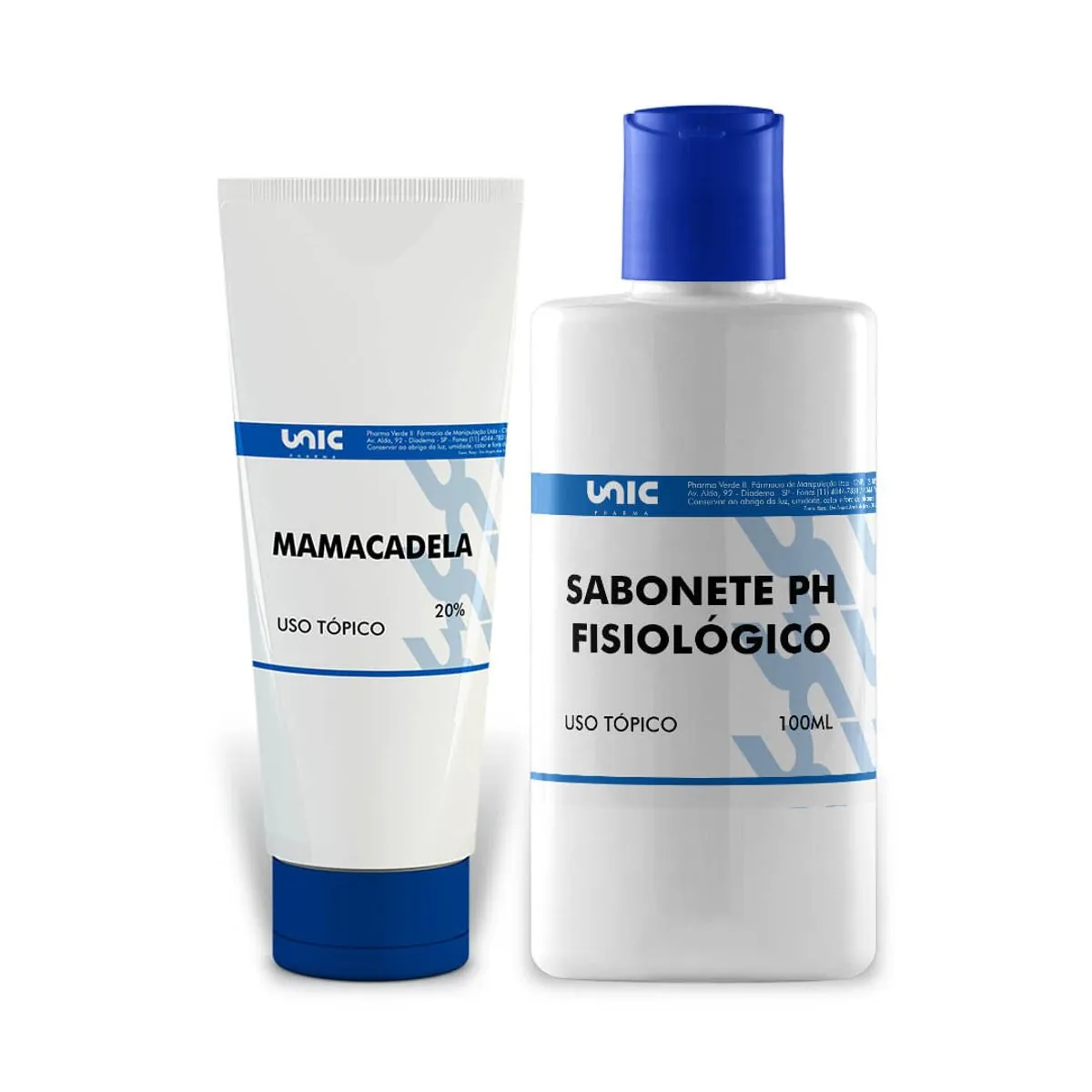Pomada de mamacadela 60g e sabonete Ph fisiológico 100ml