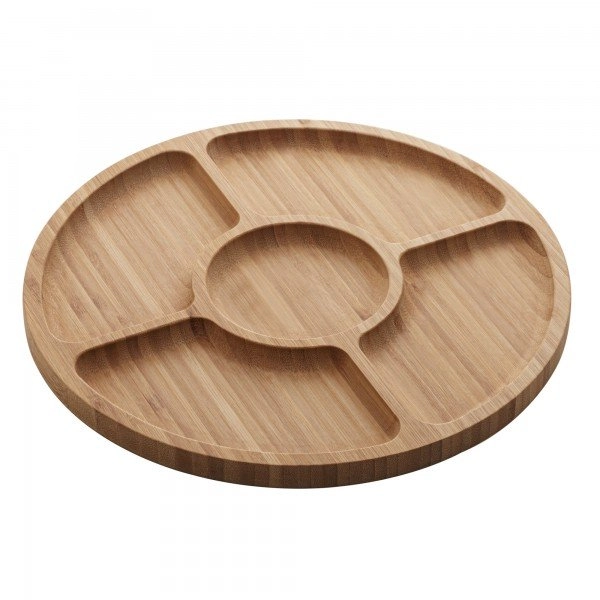 Petisqueira Mundiart Bambu Red 30x30/4cm
