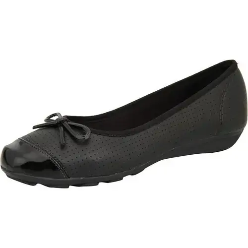 Sapatilha Feminino Moleca 36 Bco/preto Napa Sardenha