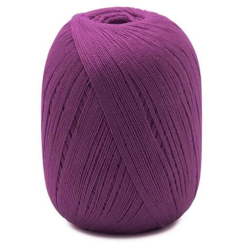 Linha De Algodao Mercerizado Camila Roxo Escuro