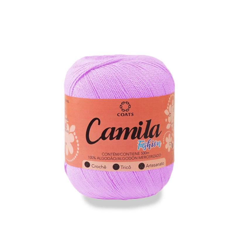 Linha Algodão Mercer Camila Lilás Claro