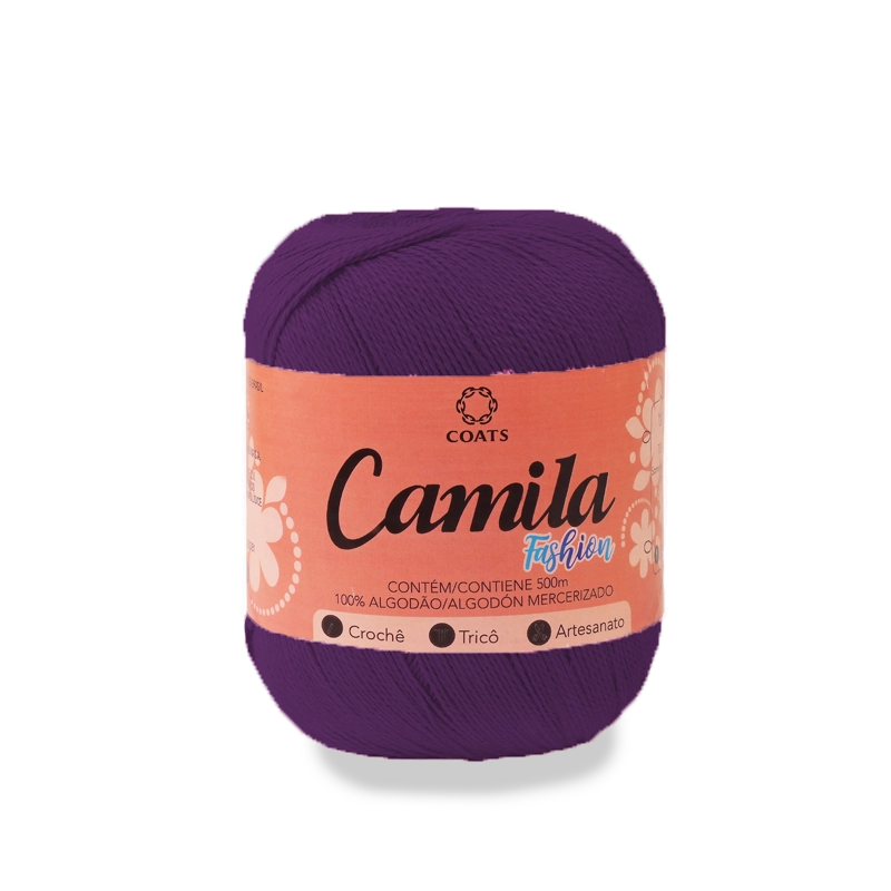 Linha De Algodão Merce Fashion Roxa