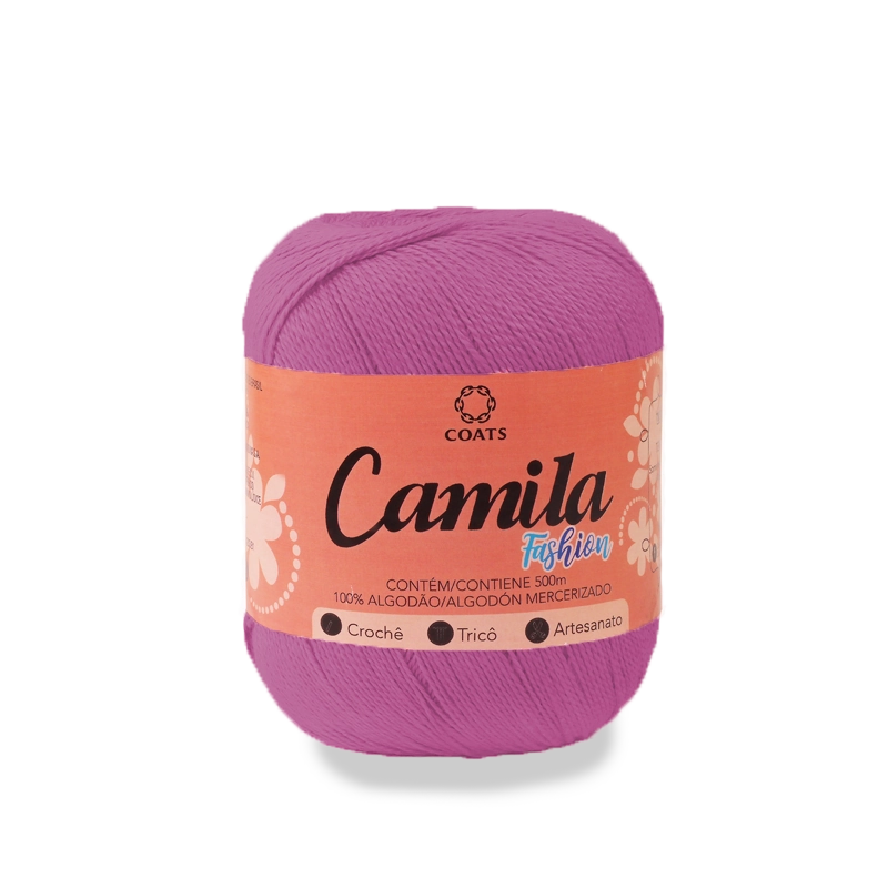 Linha De Croche Camila Fashion Roxo 500m