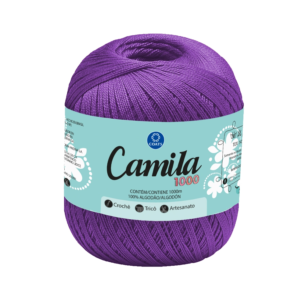 Croche Camila 4430 100 Pt006 1000m Cod0110
