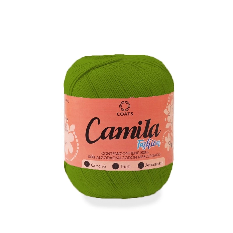 Linha De Algodao Mercerizado Camila Fashion Verde