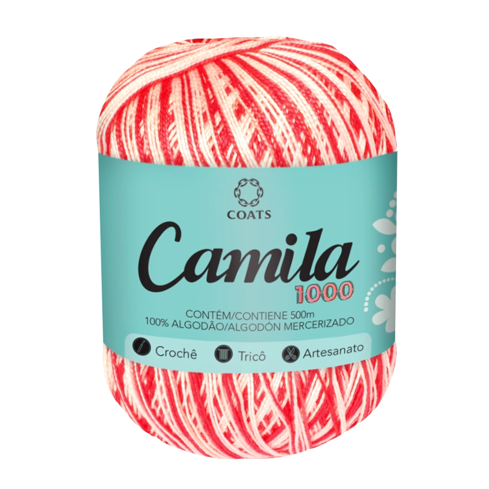 Linha Algodão Mercer Camila Rosa Esc/cl