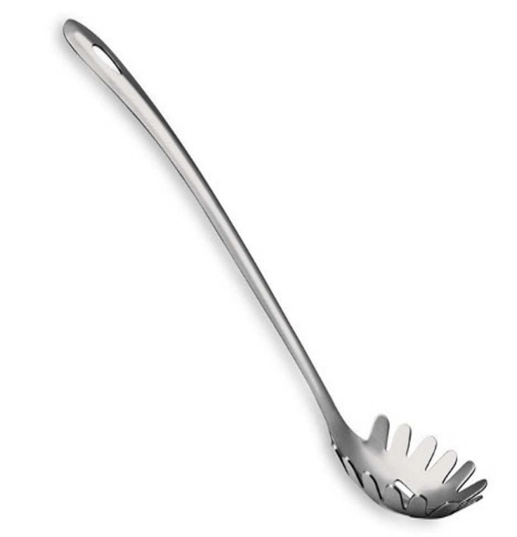 Colher Macarrao Inox 33cm Bu0057