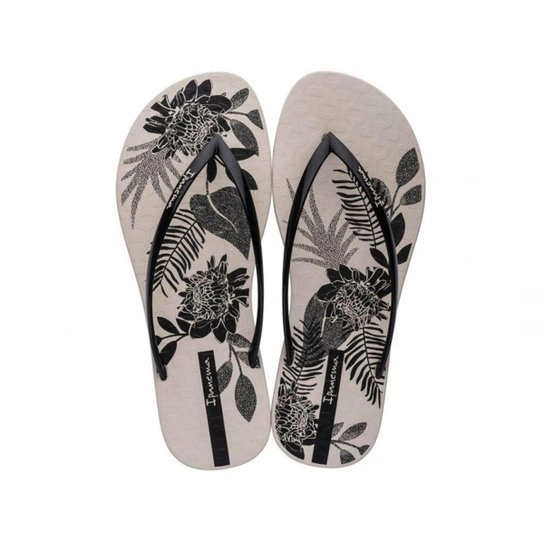 Chinelo Ad Ipanema Easy Print Bege/preto