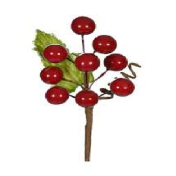 H Pick Natal Berry 15cm Vermelho 22551001 Dea