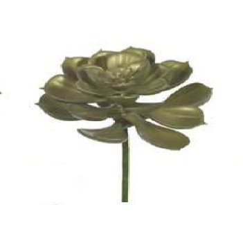 F.suculenta Dourado 11cm Flor Arte