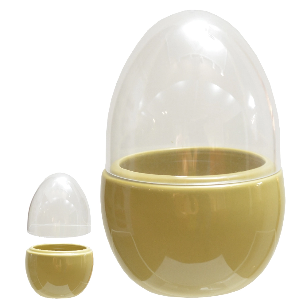 Pote Ovo Ceramica Bege 18cm 12.5d 65499001 Dea