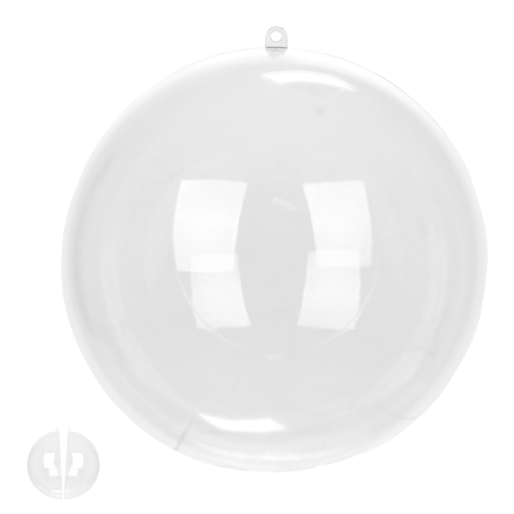 Bola Natal Porta Retrato Plt Transp 16cm 66409001 Dea