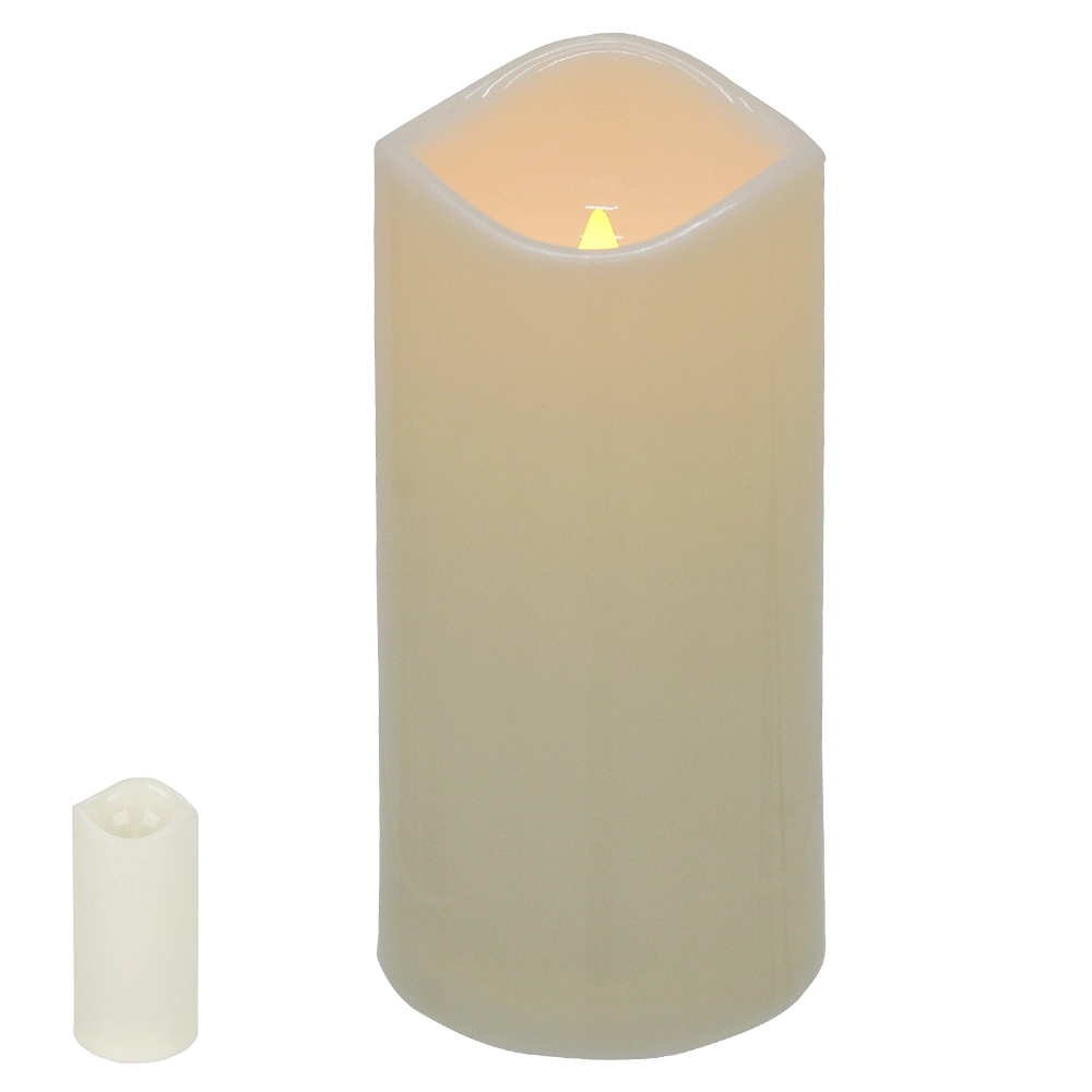 Vela Led Plt Branco 14.5x7.5cm 67039001 Dea