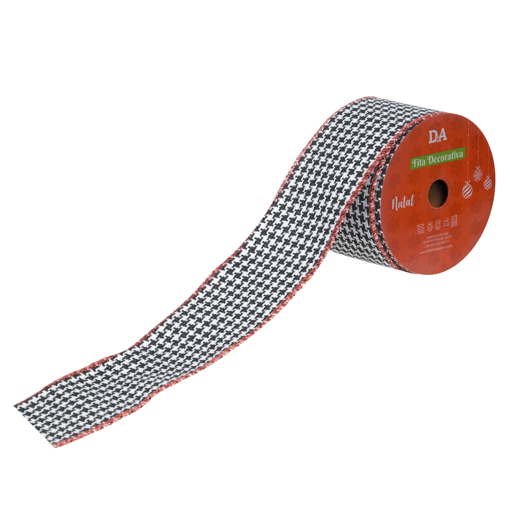 Fita Aramada Tecido Costura Pto Bco 6cmx9.14m 66353002 Dea