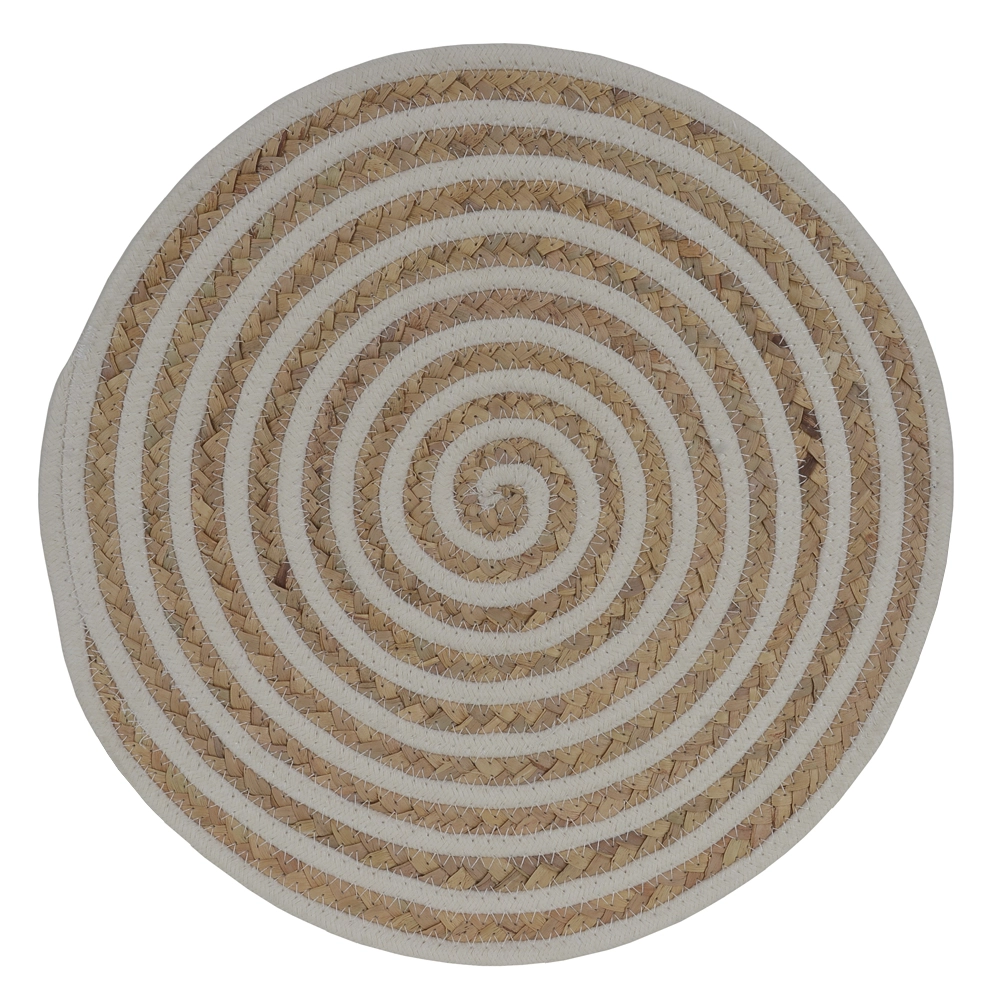 Lugar Americano Seagrass 38cm Algodao Bege Branco 69238001 Dea