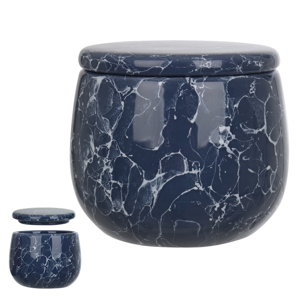 Em Ceramica Azul 9.5x9.5x8cm 69644001 Dea
