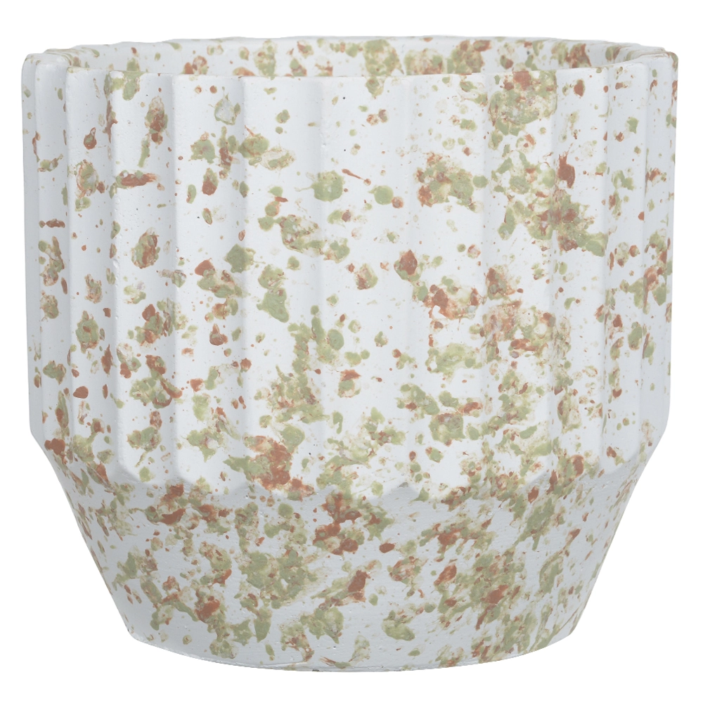 Vaso Decor Concreto Branco 17.5x17.5x16cm 69860001