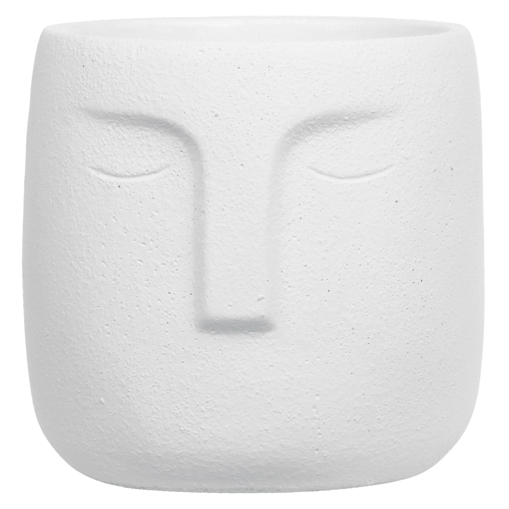 Vaso Concreto Branco 14cm 69867001 Dea