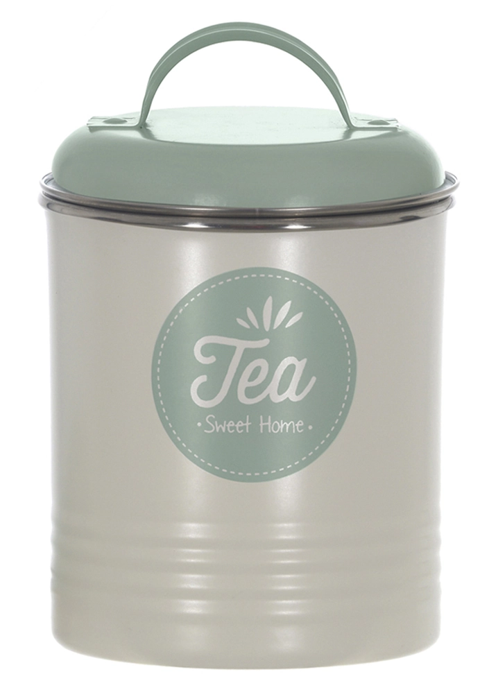 Pote Herm Aco 920ml Tea Tampa Verde Branca 73092001 Dea
