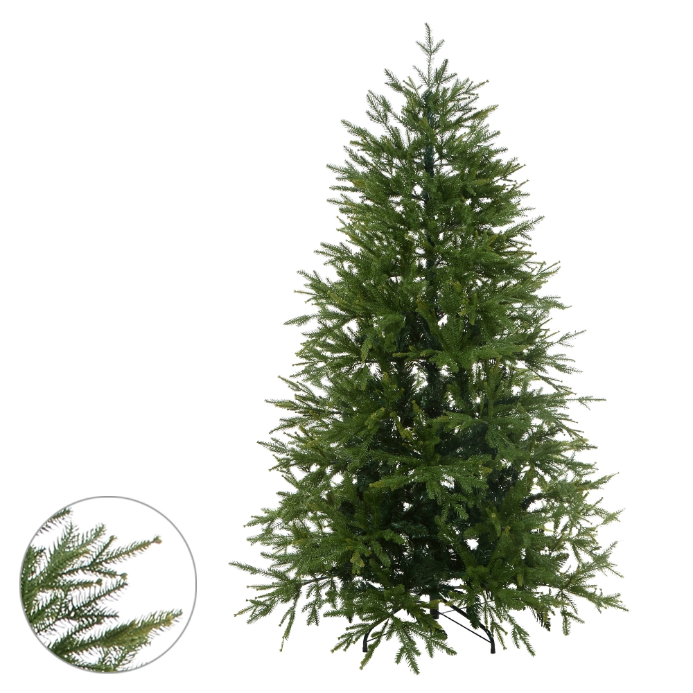 Arvore Natal Madison Verde Base Metal 1264 Galhos 2.1m 57472001 Dea