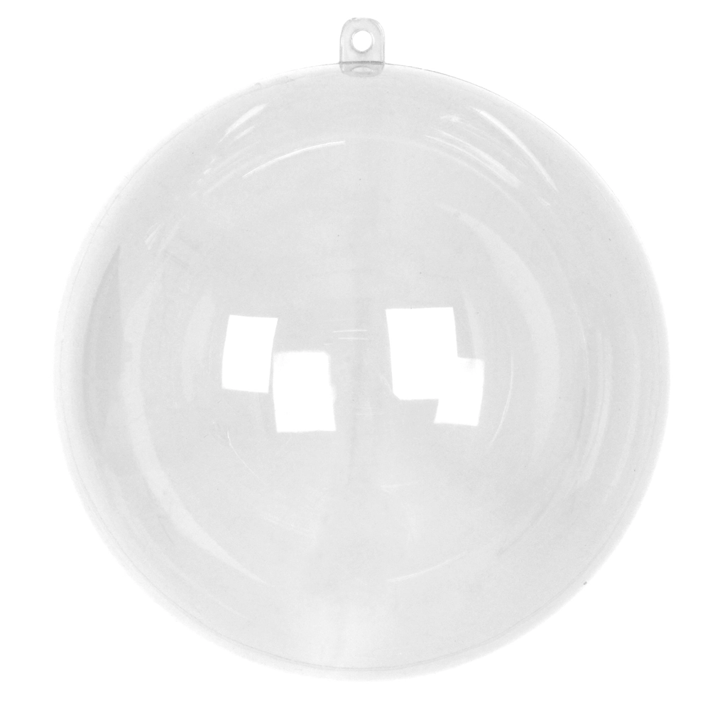 Bola Natal Porta Retrato Plt Transp 12cm 7344401 Dea