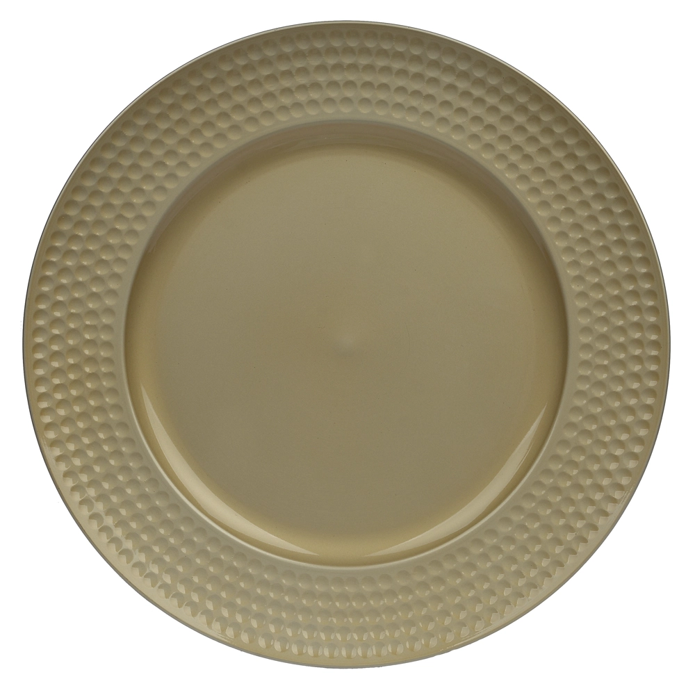 Sousplat Natal Plastico Champanhe 33d 73653004 Dea