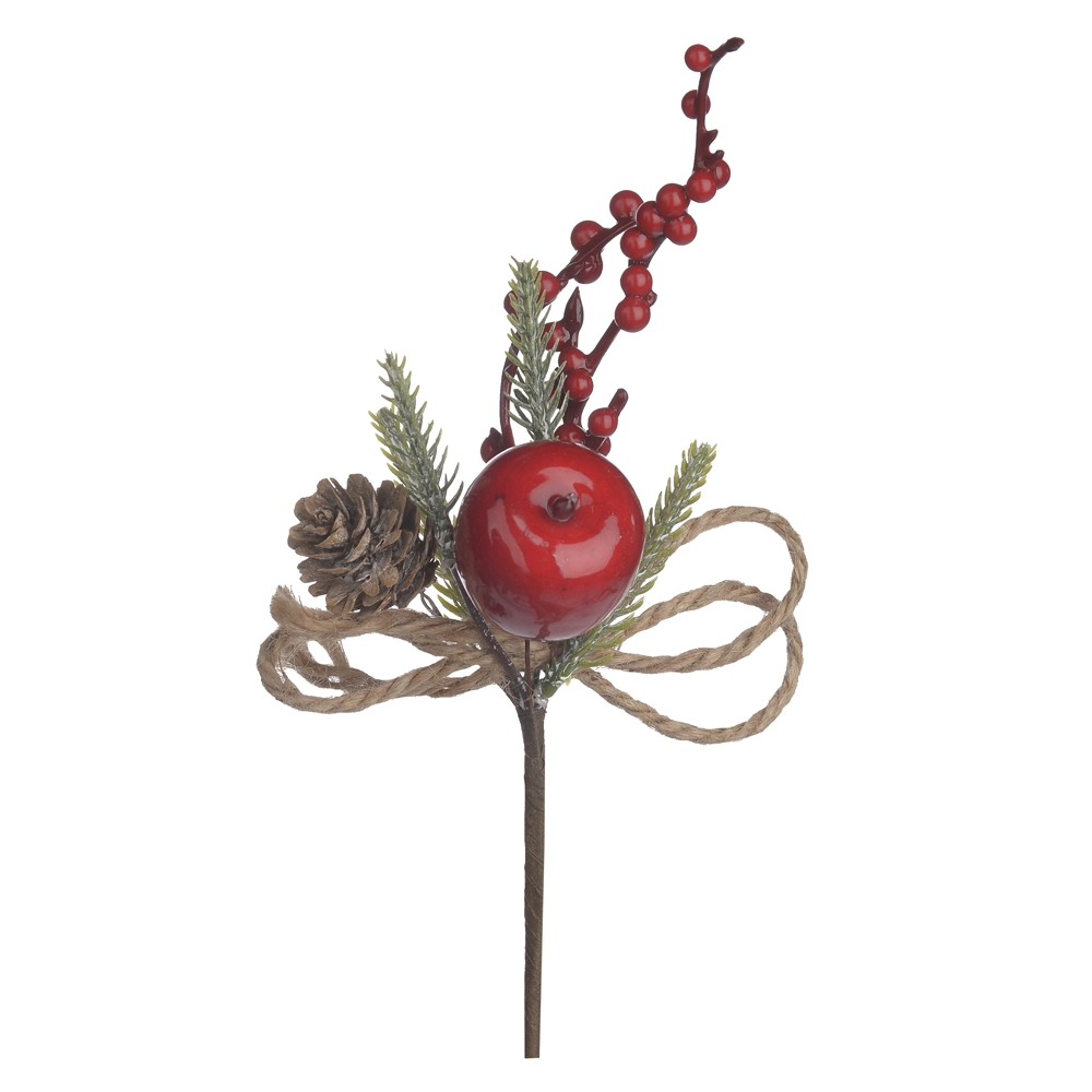 H.pick Berry Maca Pinha Vermelho 24cm 74303001 Dea