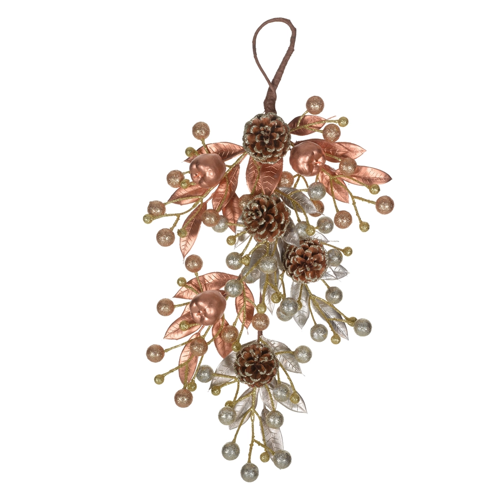 Meia Guirlanda Pinha Champ Dour 58cm 74640001 Dea