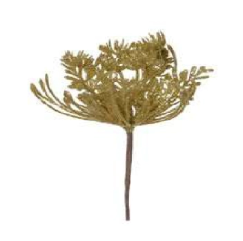 H.pick Grass C/glitter Dourado 16cm