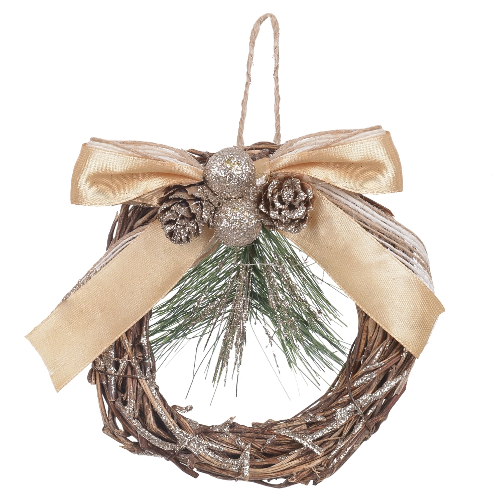 Guirlanda Natal Dourado 11cm 74982002 Dea