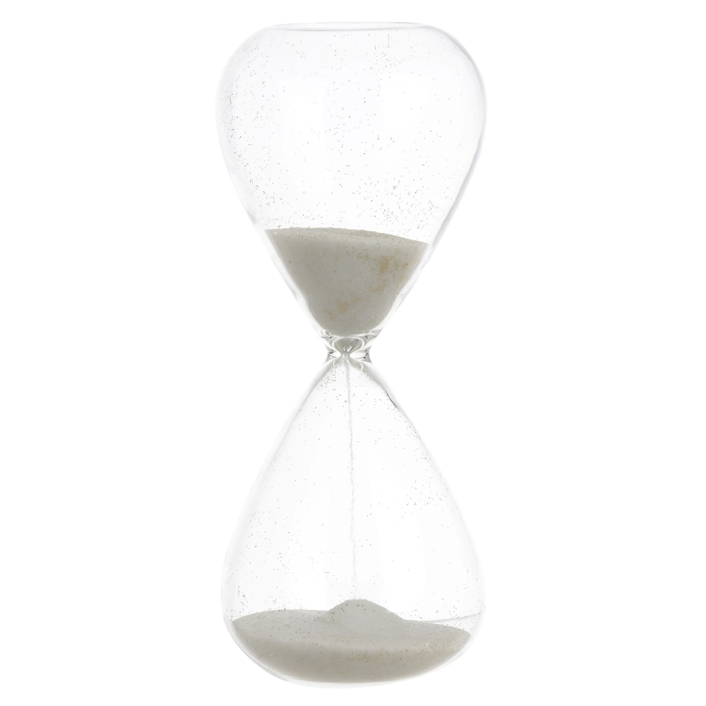 Ampulheta Decorativa Vidro 15 Minutos Dourado16cm 6.5d 75183001 Dea