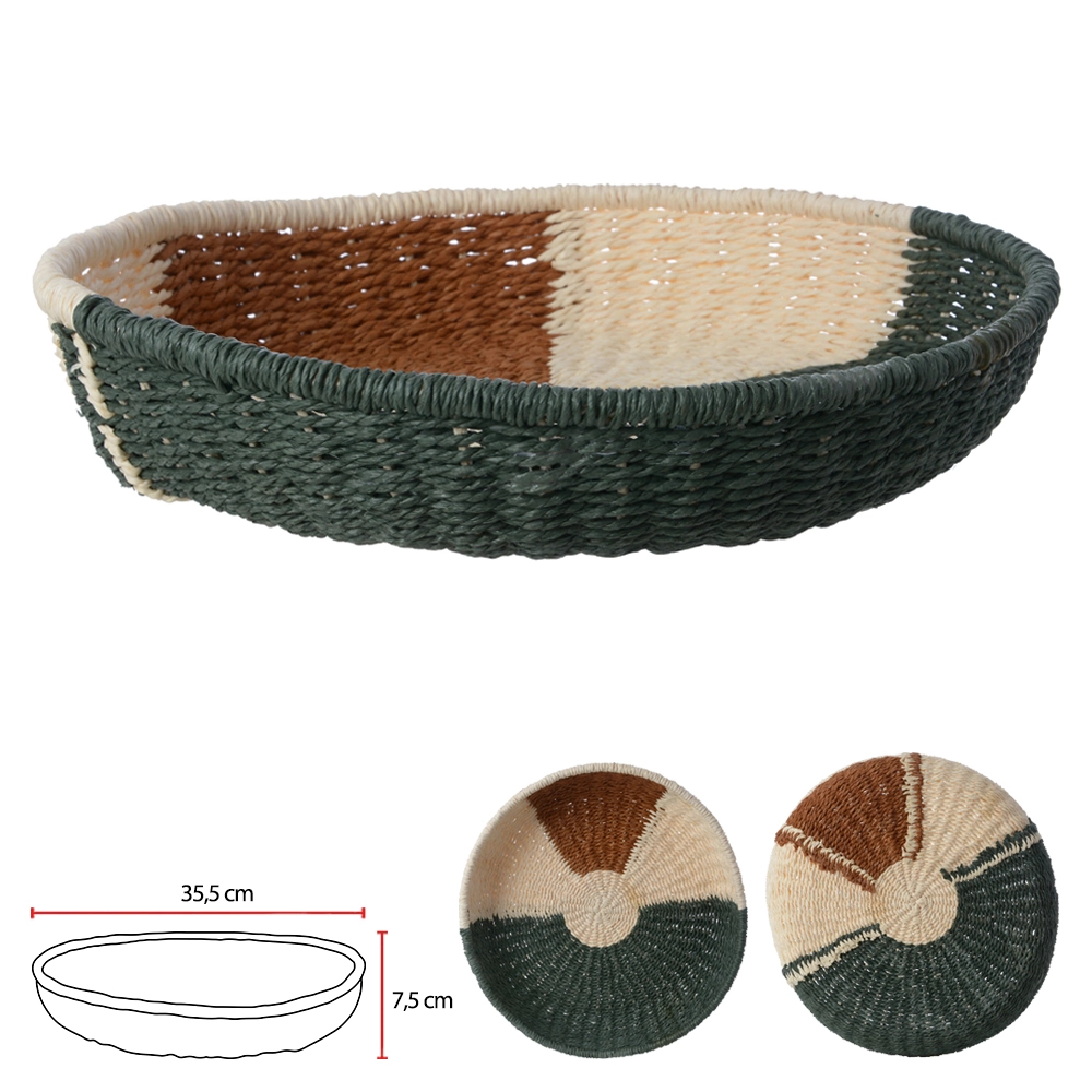 Cesta Fib.papel Colorido 7.6cm 35.6d 75724001 Dea