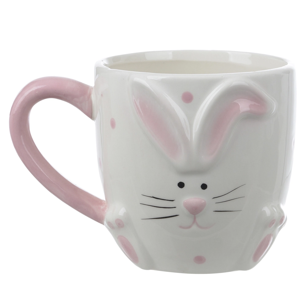 Vaso Coelho Ceramica Bco Rs 10.1x14.4x10cm 75817001 Flor Arte