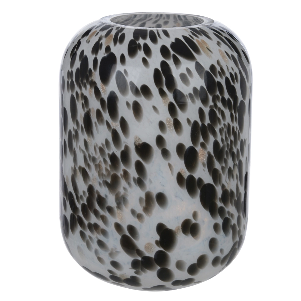 Vaso Vidro Preto 22cm 75885001 Dea