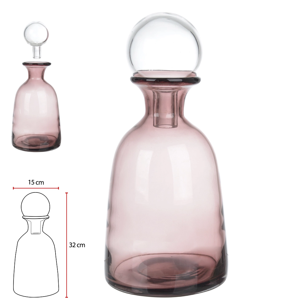 Vaso Vidro Roxo 32cm 75914002 Dea
