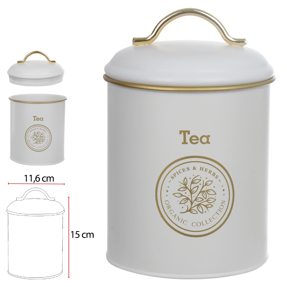 Pote Herm Aco 1090ml Tea Organic Rd Tampa Branca Gold 75949001 Dea