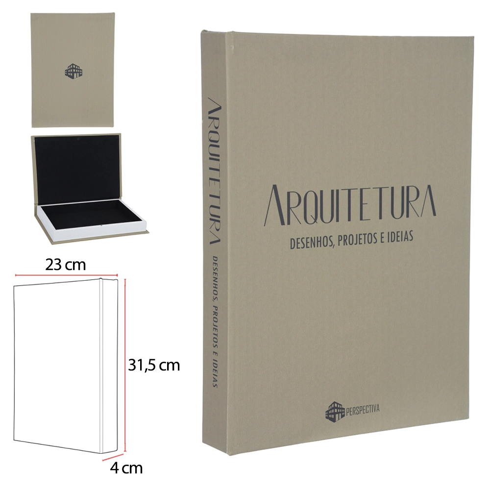 Caixa Livro Mdf Fendi 31.5x23x4cm 76103001 Dea