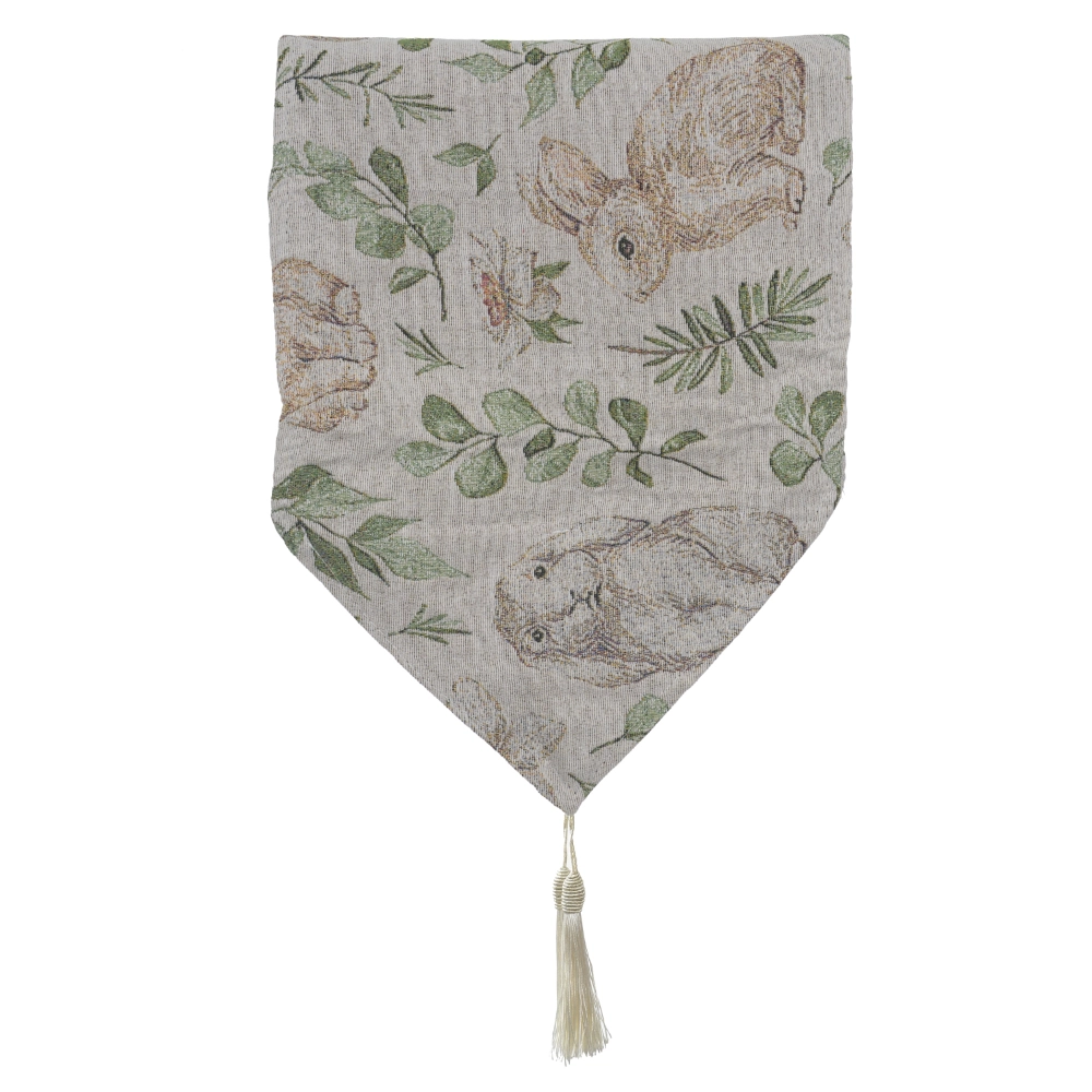 Trilho Coelhos Bg Vd 33x90cm 76239001 Flor Arte