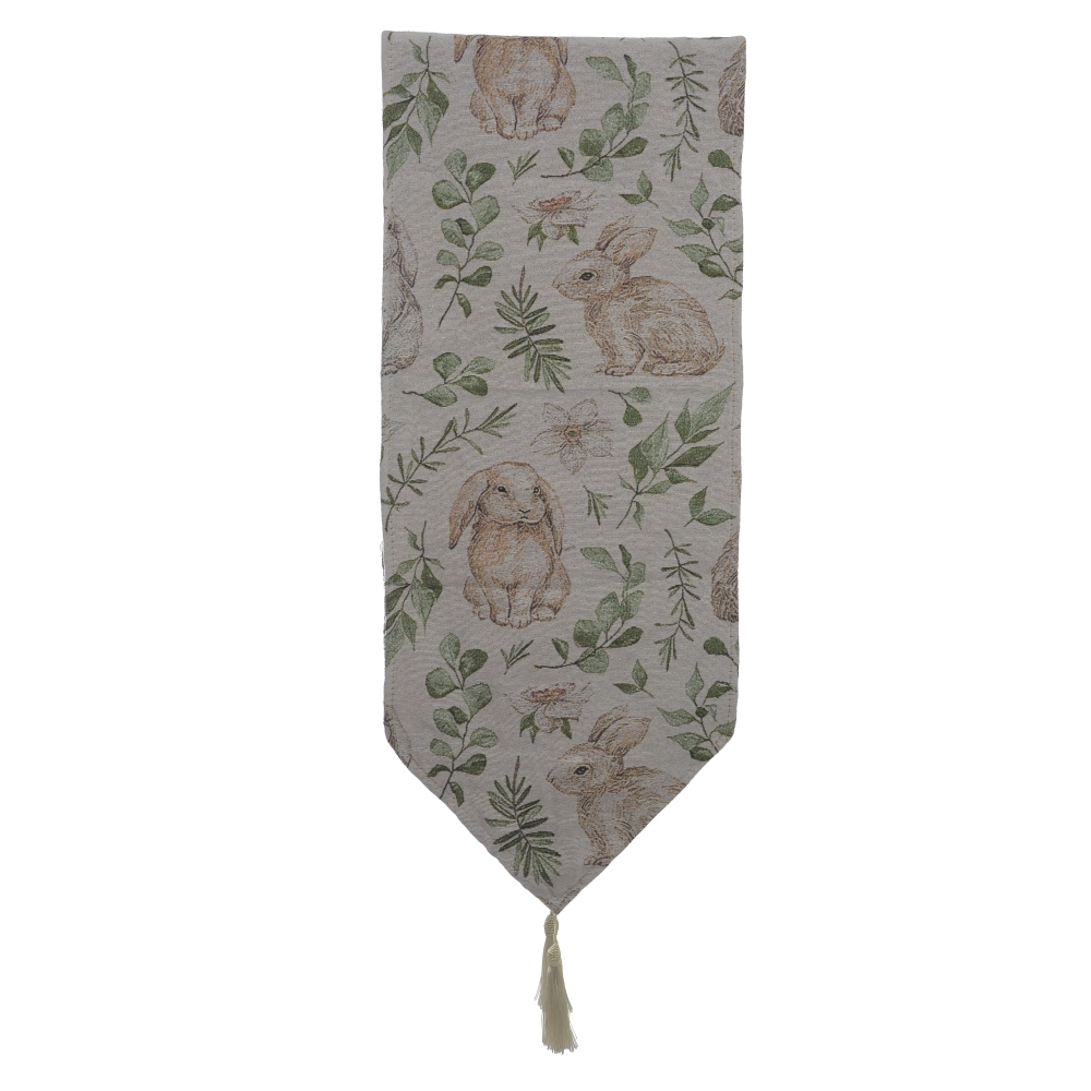 Trilho Coelhos Bg Vd 33cmx1.8m 76246001 Flor Arte